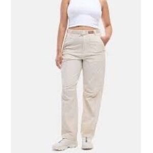 Halfdays Bastille Trail Pants Womens S/P‎ Cream Hiking Stretch UPF 50+ NWT Cargo